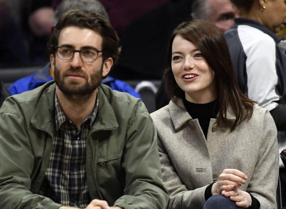 Emma Stone and Dave McCary