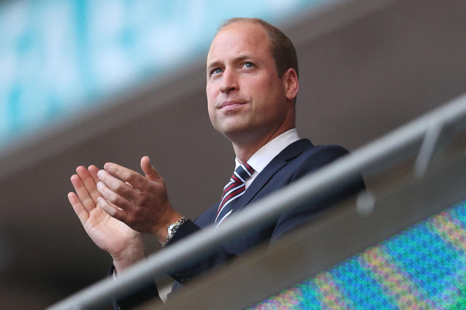 Prince William at the Euro 2020