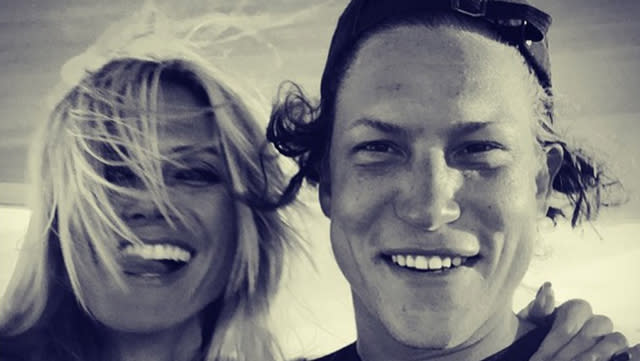 Heidi Klum has found love again. The 42-year-old supermodel is currently dating 29-year-old Vito Schnabel, a New York art dealer, and took to Instagram on Monday to profess her love for him on his birthday. "I love you my V," she wrote on Monday alongside a black-and-white photo of the two of them looking exceptionally happy. "Happy birthday." <strong>WATCH: Heidi Klum & Vito Schnabel Have Some Intense PDA on the Beach</strong> Heidi and Vito have been dating for over a year now, and were first linked together last February after she split with her bodyguard, Martin Kristen, in January 2014. Vito’s actually no stranger to May-December romances, having been linked to Demi Moore, 52, in 2012. Heidi and Vito have enviably been on vacation in Saint Tropez, France, for the last couple of days, to celebrate Vito entering the last year of his 20s. On Friday, Heidi showed off her incredible beach body in a simple black bikini. "Good morning sunshine," she Instagrammed. She also shared this impressive video of Vito wakeboarding. Just another day in paradise for Heidi! <strong>WATCH: Heidi Klum Gets Reporter to Strip Down to His Underwear</strong> In June, Heidi and Vito were spotted showing some intense PDA on the beach in St. Barts. Watch below: