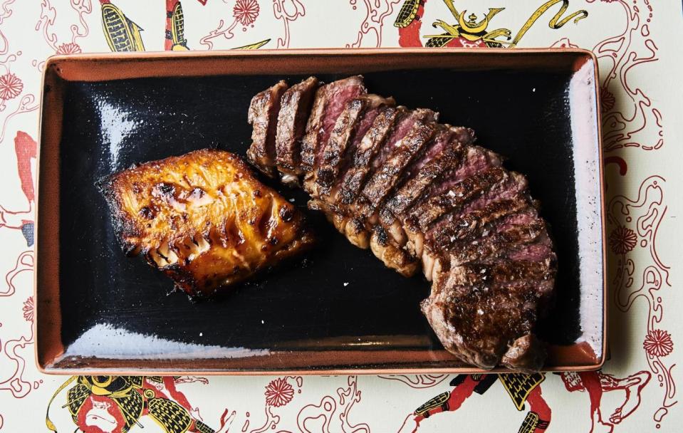 All in the name: Black cod and Wagyu steak is on the menu