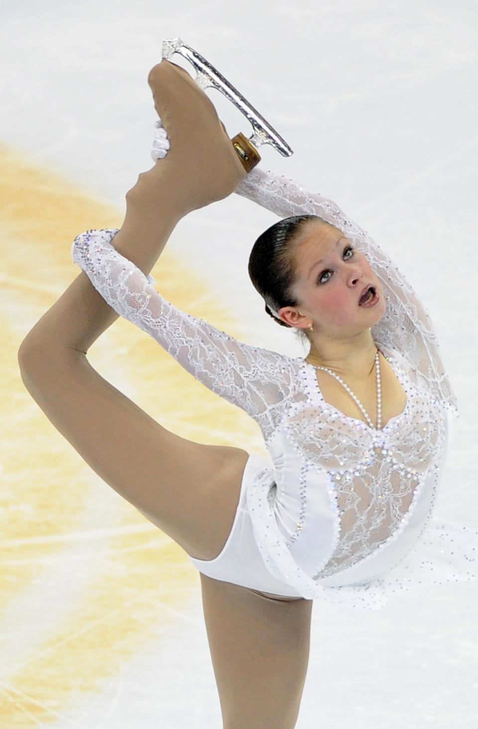 Julia Lipnitskaia of Russia performs her routine in the Ladies Free Skating program during the Cup of China, the third event on the ISU Grand Prix figure skating tour, in Shanghai on November 3, 2012. AFP PHOTO/Peter PARKSPETER PARKS/AFP/Getty Images