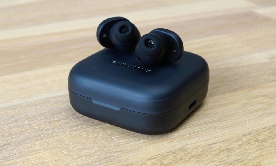 <span>The Fairbuds are the first earbuds designed with user-replaceable batteries.</span><span>Photograph: Samuel Gibbs/The Guardian</span>