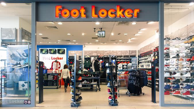 RIMINI, ITALY - FEBRUARY 11, 2016: Foot Locker shop located in a shopping center in Rimini.