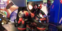 <p>More toys for Spidey’s first foray into big-screen animation will be unveiled this fall, but Hasbro unveiled an early peek at this Miles Morales figure, which can pivot on a dime to fire projectile web darts. (Photo: Adam Lance Garcia) </p>