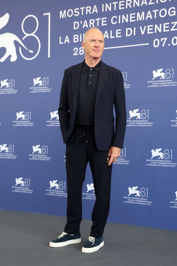 venice, italy august 28 michael keaton attends a photocall for the movie beetlejuice beetlejuice during the 81st venice international film festival at on august 28, 2024 in venice, italy photo by vittorio zunino celottogetty images