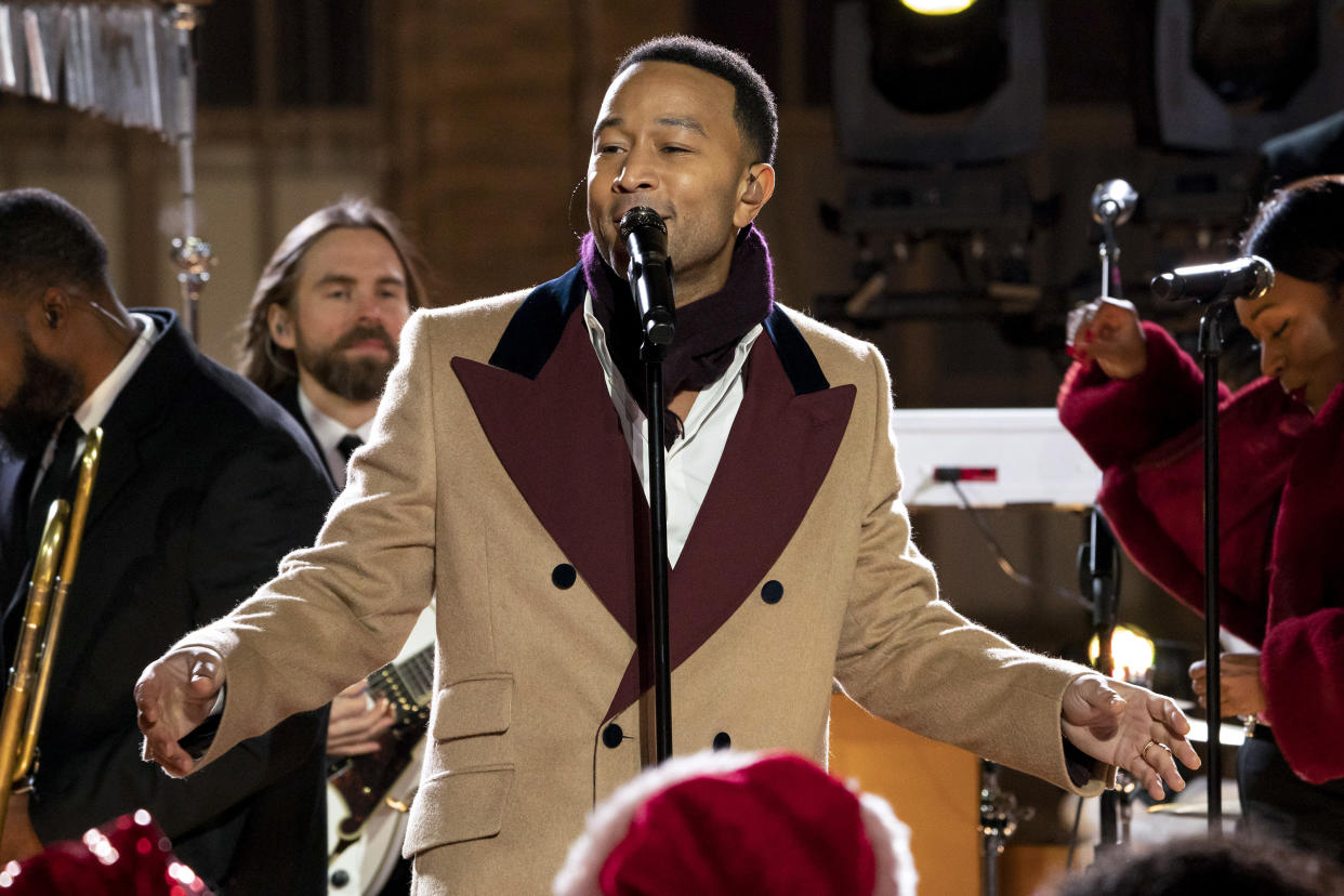 John Legend is defending his "silly" take on "Baby, It's Cold Outside." (Photo: Virginia Sherwood/NBC/NBCU Photo Bank via Getty Images)