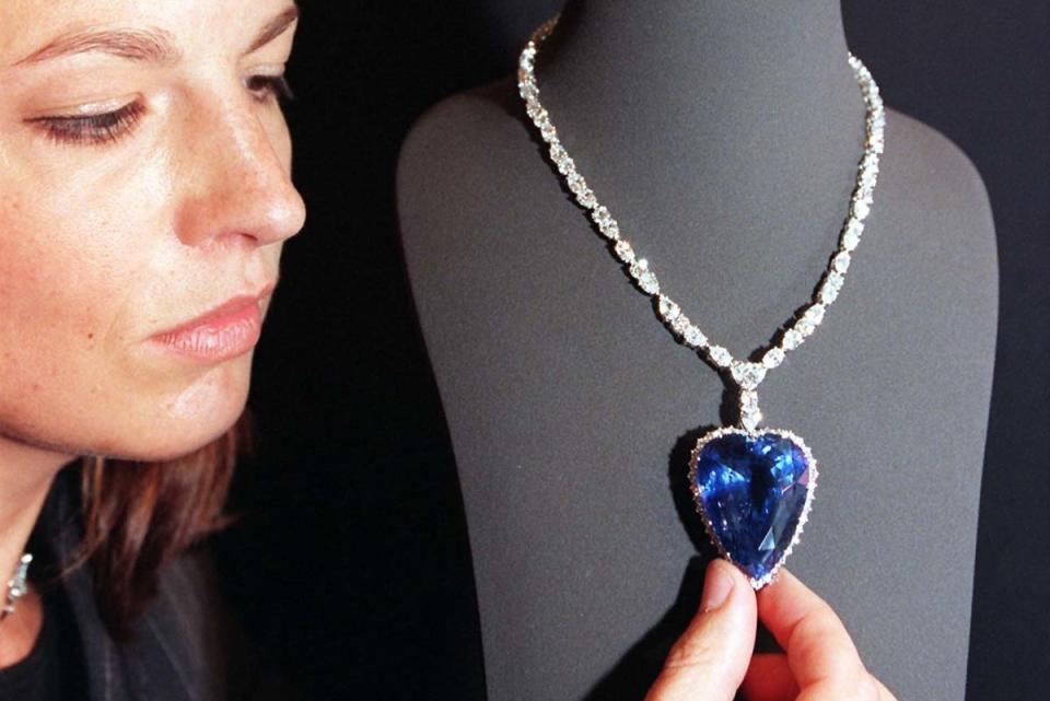 Le Coeur de la Mer, created by Asprey's for the film Titanic (Sean Dempsey / PA)