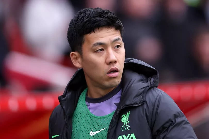 Wataru Endo of Liverpool