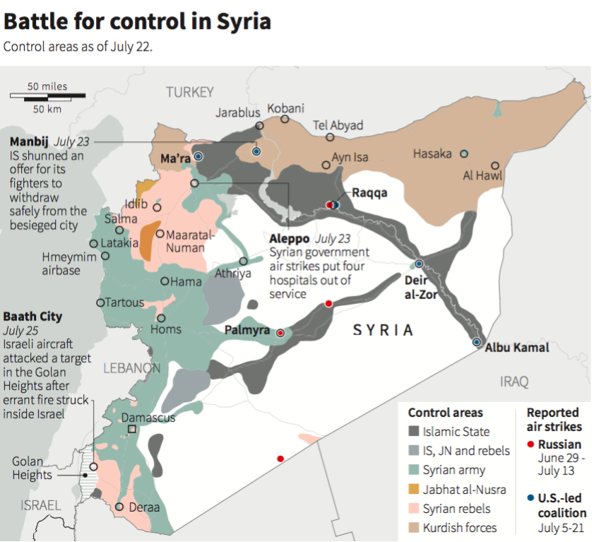 Syria map