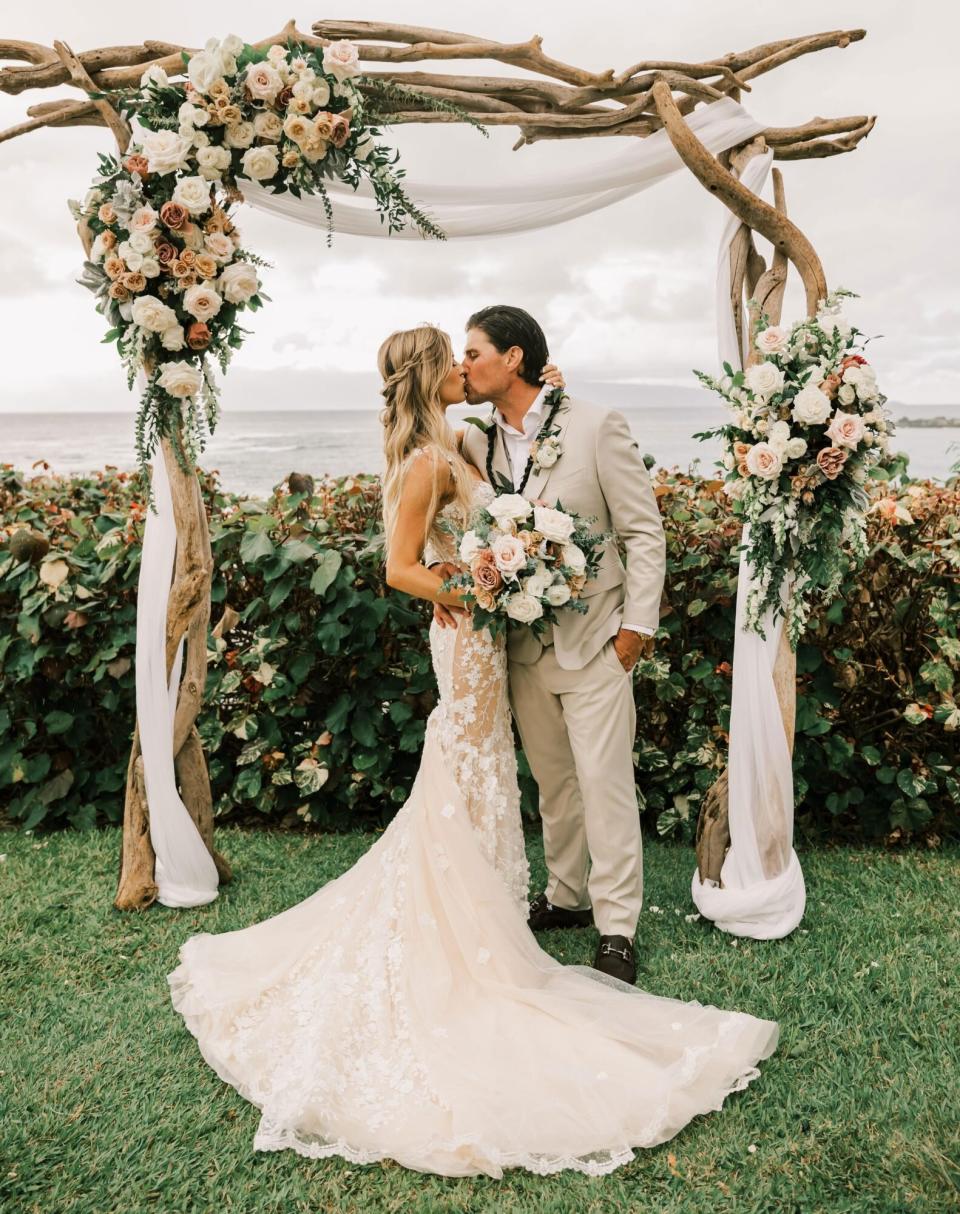 Christina Hall Shares Sweet Family Photo from Intimate Maui Wedding