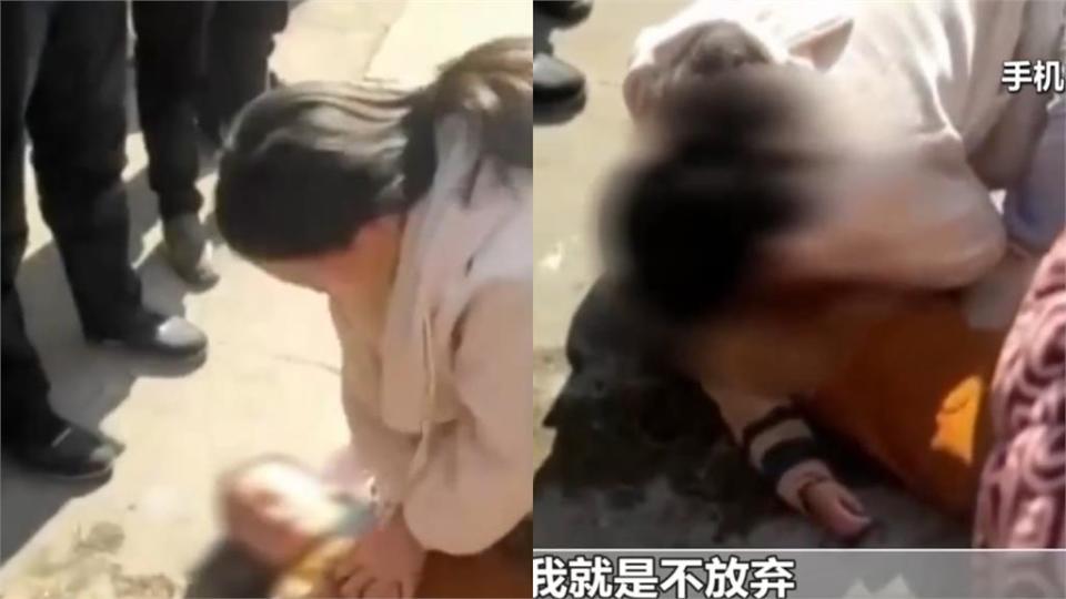 男童溺水「臉色發紫」　懷孕護理師跪地「狂壓CPR」淚喊：我不放棄！