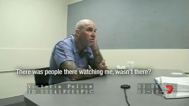 He again made admissions during a police interview. Photo: 7 News