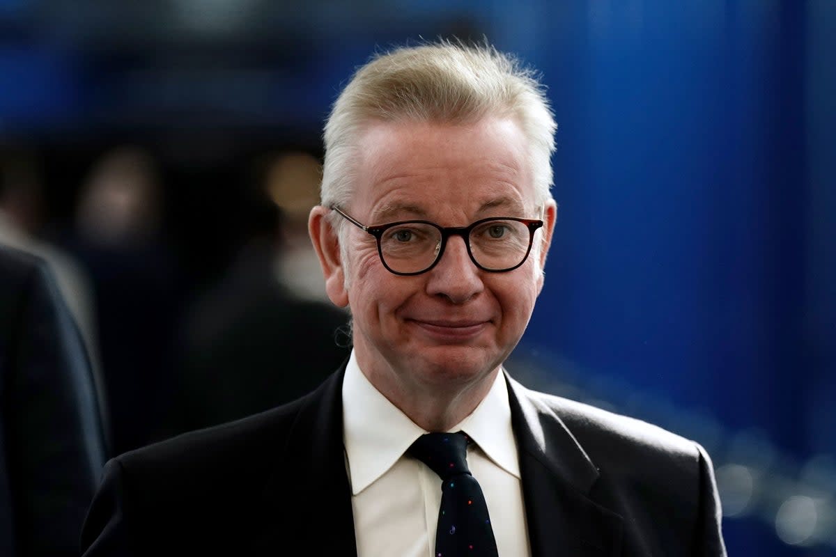 Michael Gove takes over from Simon Clarke (Aaron Chown/PA)