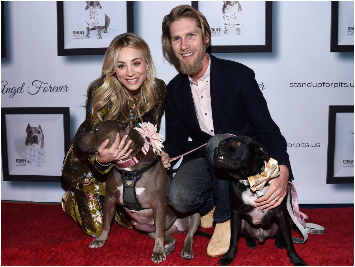 Kaley Cuoco Karl Cook dogs