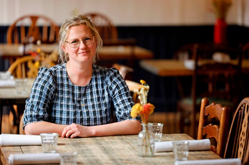 Sarah Watts-Jones who owns and runs The Heathcock and Hare & Hounds alongside her husband and chef Tom -Credit:John Myers