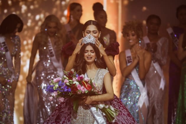 Miss India wins Miss Universe pageant 2021 - Credit: Ilia Yefimovich/Picture Alliance/Getty Images