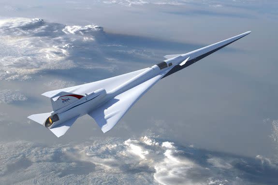 A NASA conception of a supersonic plane