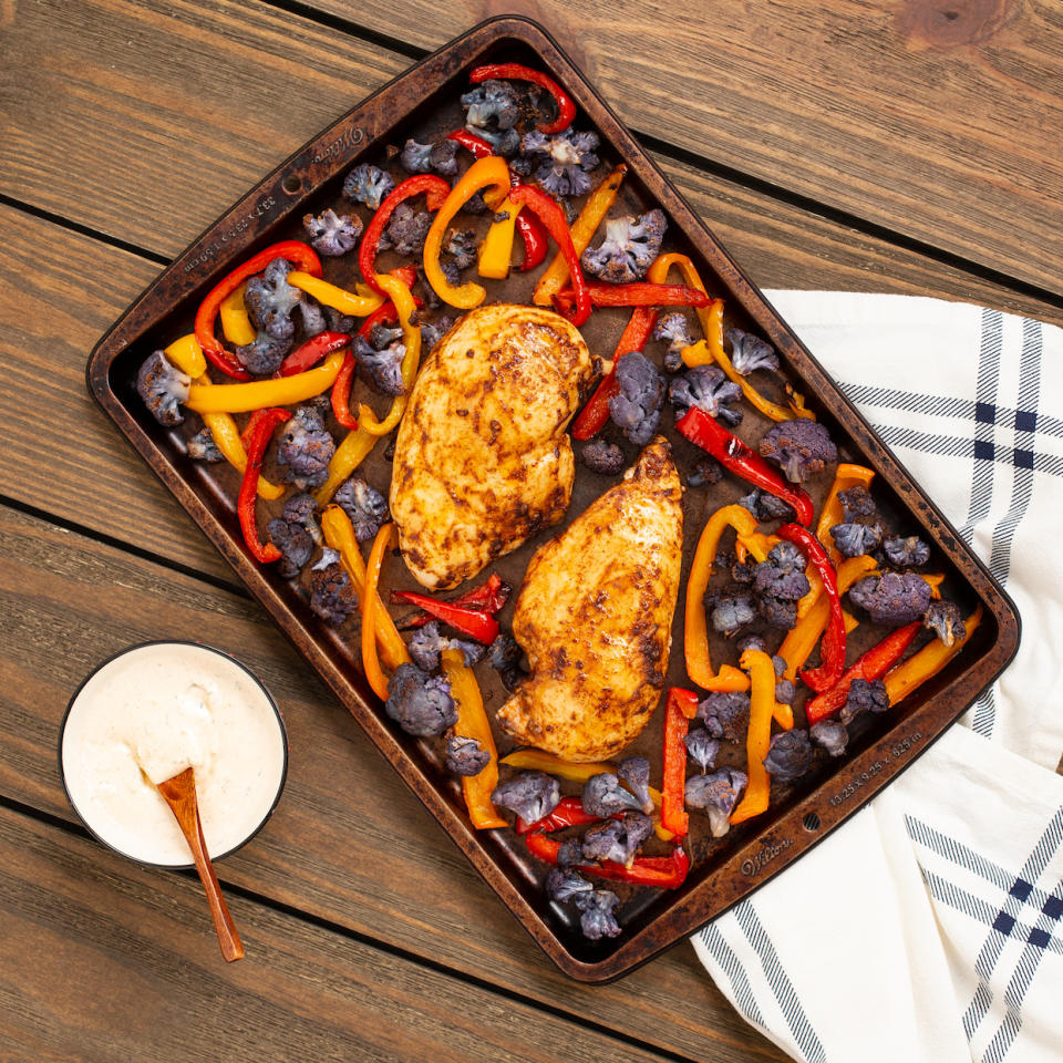 Sheet-Pan Harissa Chicken & Vegetables