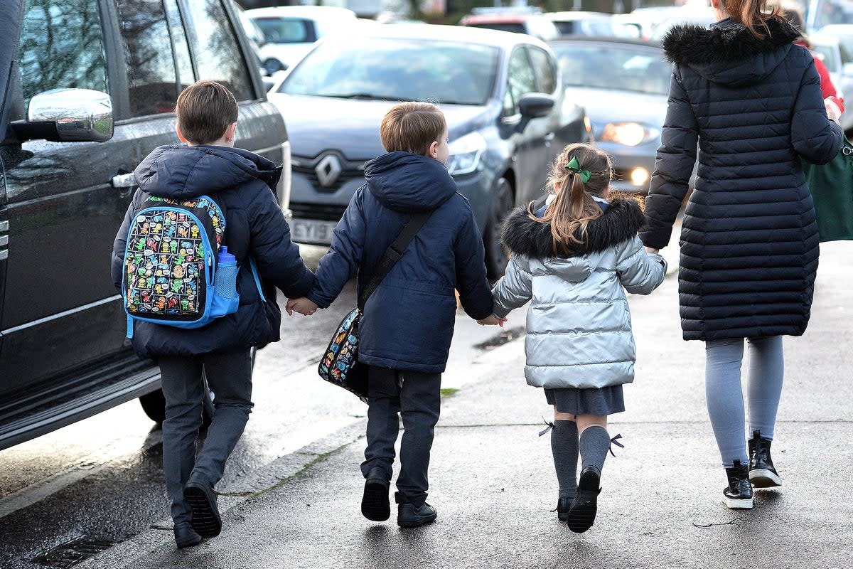Regular attendance at school for their children is becoming less of a priority for parents, according to a report (PA) (PA Media)