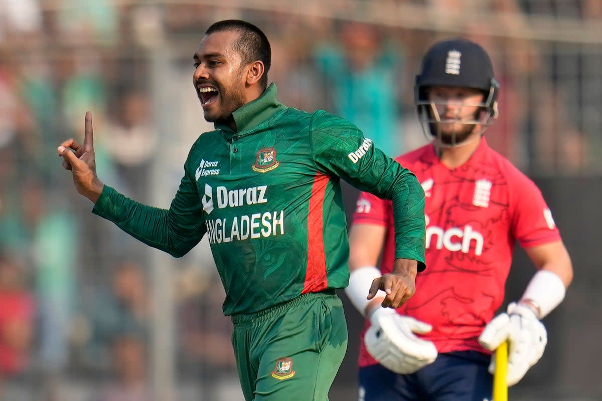 Mehidy Hasan Miraz starred for Bangladesh (Aijaz Rahi/AP) (AP)