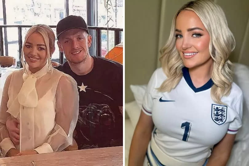 Jordan PIckford and wife Megan