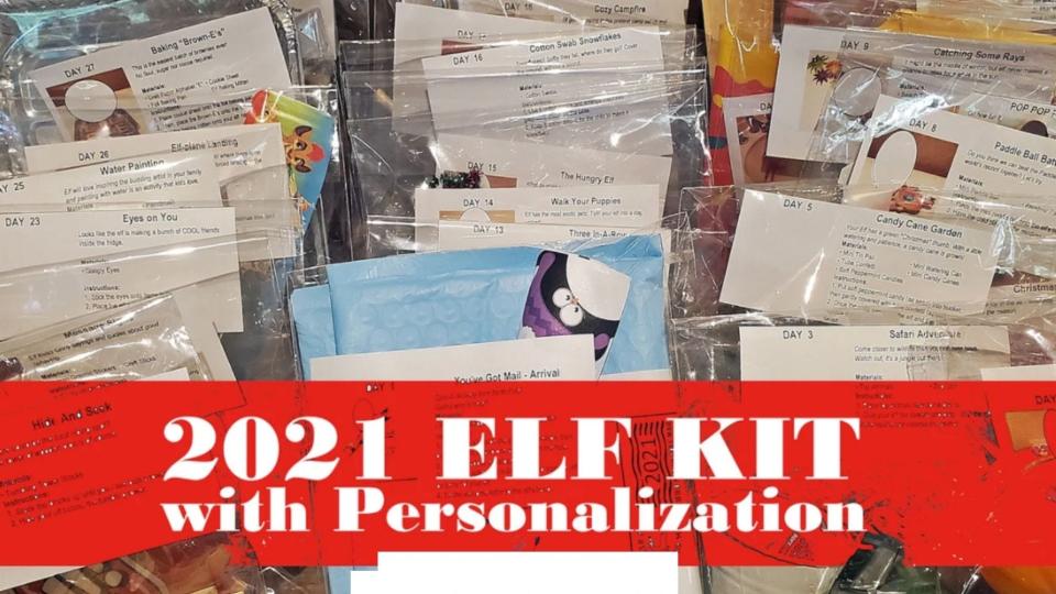 This elf kit can be completely customized!