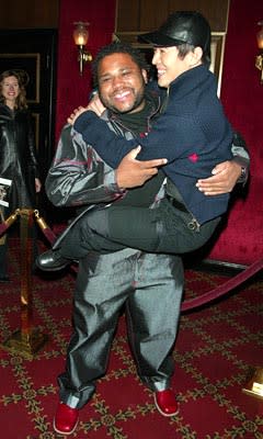 Anthony Anderson and Jet Li at the New York premiere of Warner Brothers' Cradle 2 The Grave