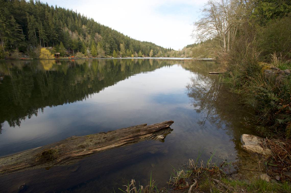 Toad Lake, east of Bellingham, Wash., on Tuesday, April 14, 2020.