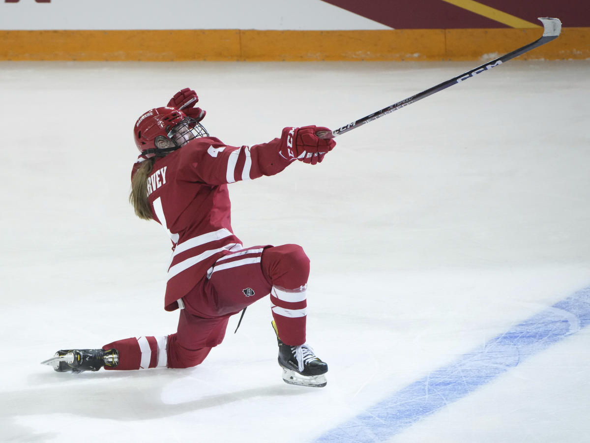 At 20, Harvey emerging as young US women's hockey star