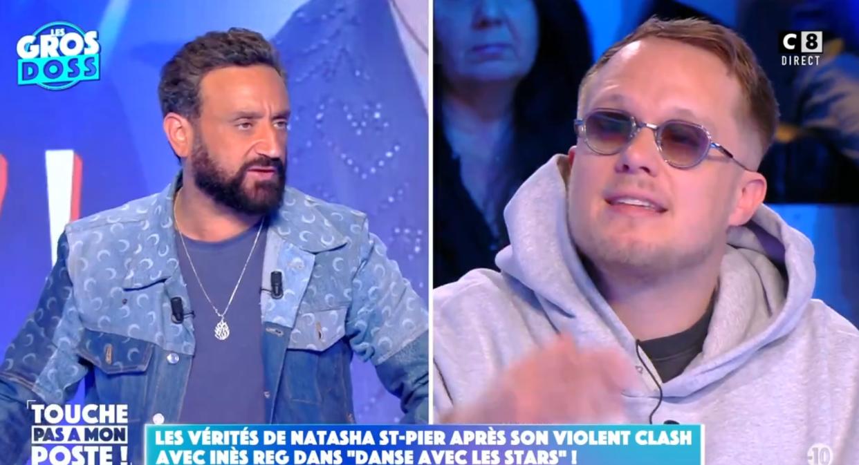 Capture écran Twitter C8/Touche pas à mon poste
Cyril Hanouna et son équipe parlent de l'affaire Inès Reg/Natasha St-Pier