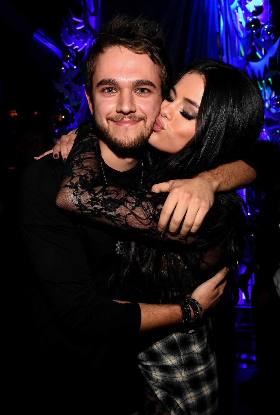 Zedd and Selena Gomez attend Z100's Jingle Ball 2015 at Madison Square Garden on December 11, 2015 in New York City