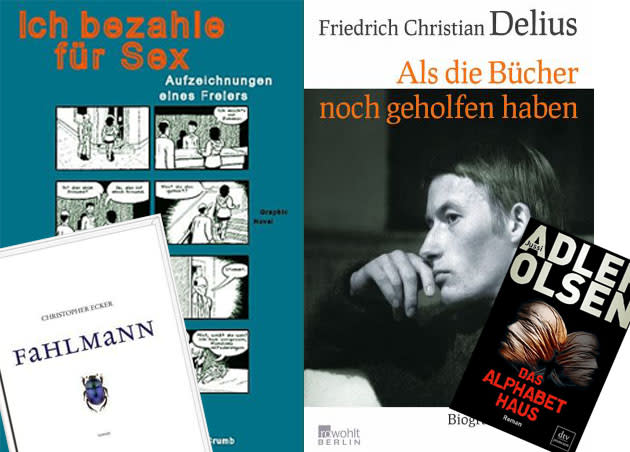 Delius, Ecker, Brown und Adler-Olsen: Denis Schecks Bücher des Monats.