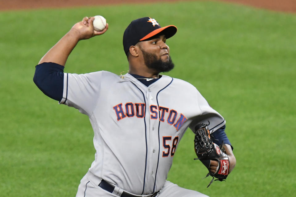 Francis Martes is banned from MLB for 80 games after testing positive for a female fertility drug. (Getty)