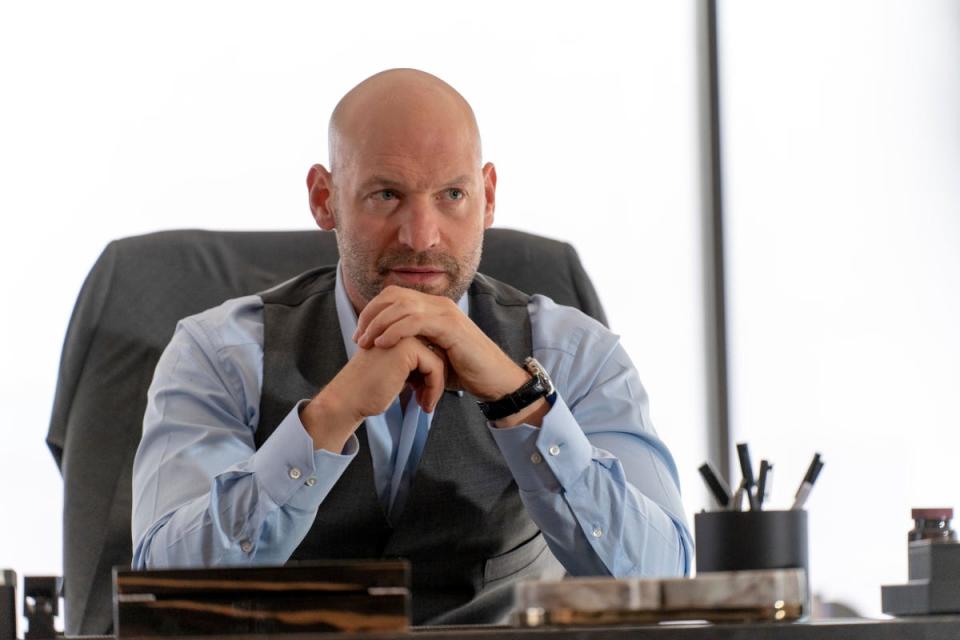 Mike Prince (Corey Stoll) proves a worthy adversary in "Billions."