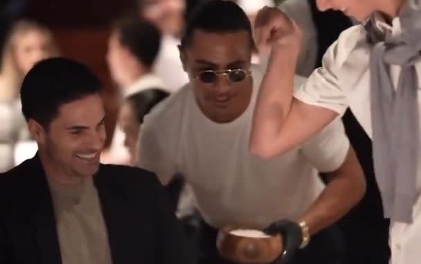 Mikel Arteta and Salt Bae/Mikel Arteta's 'Salt Bae' schtick leaves a sour taste