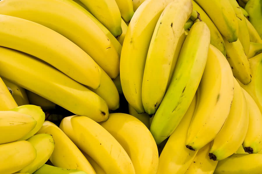 Nicely ripe bananas