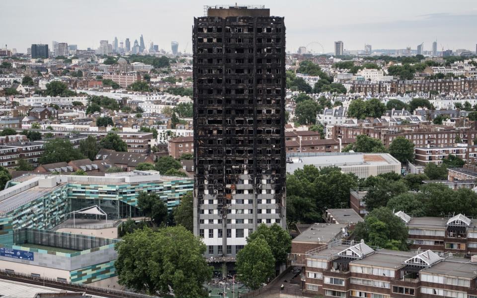 Views Of The Remains Of The Grenfell Tower Block - Credit: Carl Court 