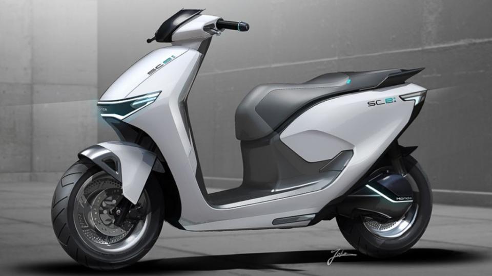 Honda推出的可換電機車SC e:Concept，未來量產機率頗高。(圖片來源/ Honda)