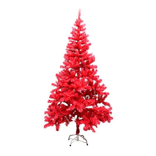 7) 6' Coral Pink Premium Pine Artificial Tree