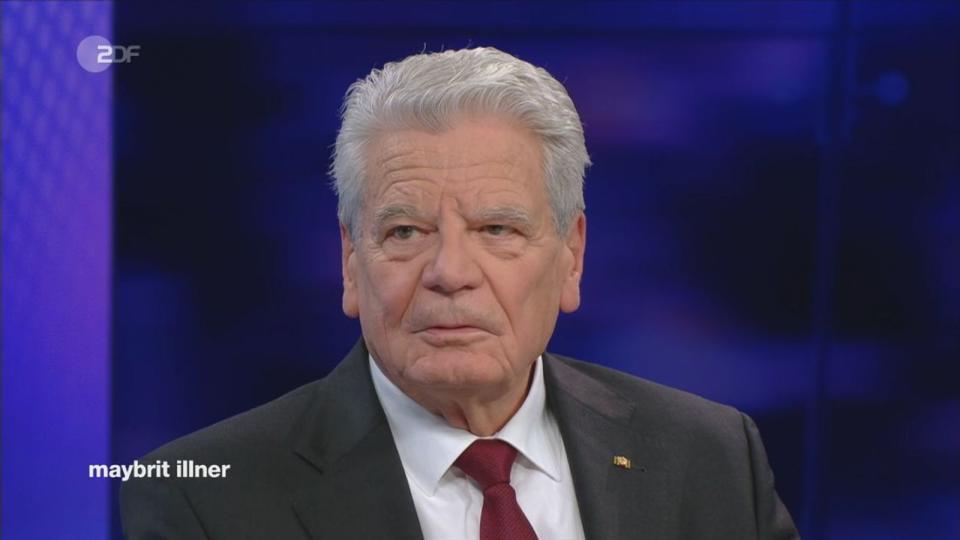 Der ehemalige Bundespräsident Joachim Gauck wünscht sich "eine Demokratie, die sich wehrt, die nicht einfach abwartet und zuschaut". (Bild: ZDF)