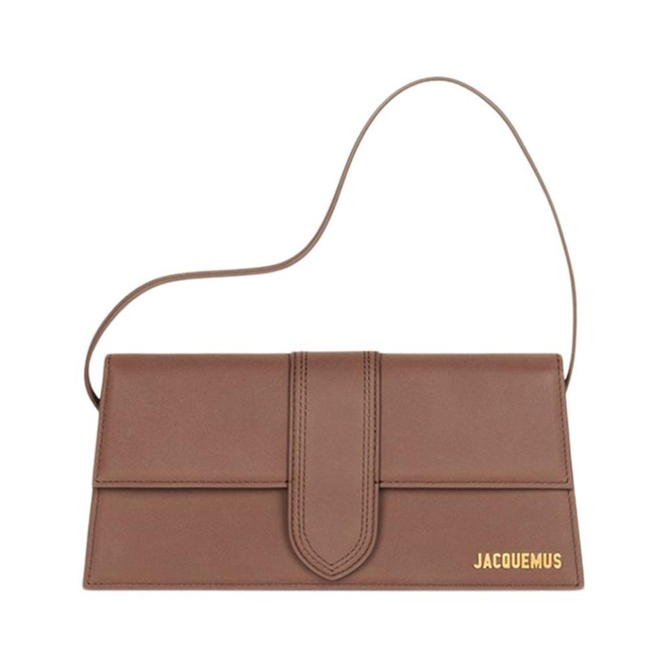 <p><a href="https://go.redirectingat.com?id=74968X1596630&url=https%3A%2F%2Fstockx.com%2Fjacquemus-le-bambino-long-flap-shoulder-bag-brown&sref=https%3A%2F%2F" rel="nofollow noopener" target="_blank" data-ylk="slk:Shop Now;elm:context_link;itc:0;sec:content-canvas" class="link ">Shop Now</a></p><p>Le Bambino Long Flap Shoulder Bag</p><p>stockx.com</p><p>$910.00</p>