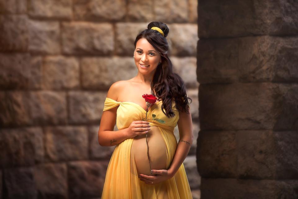 Pregnant Disney Princess Photo Shoot