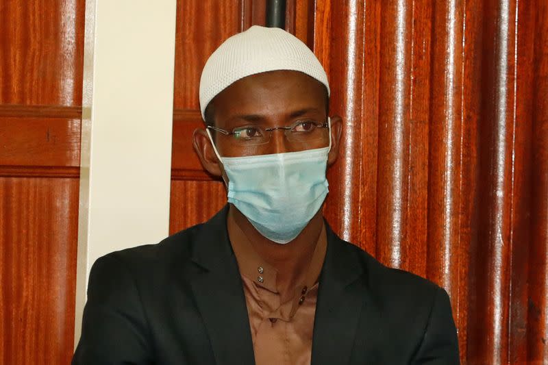 Mohamed Ahmed at court in Nairobi