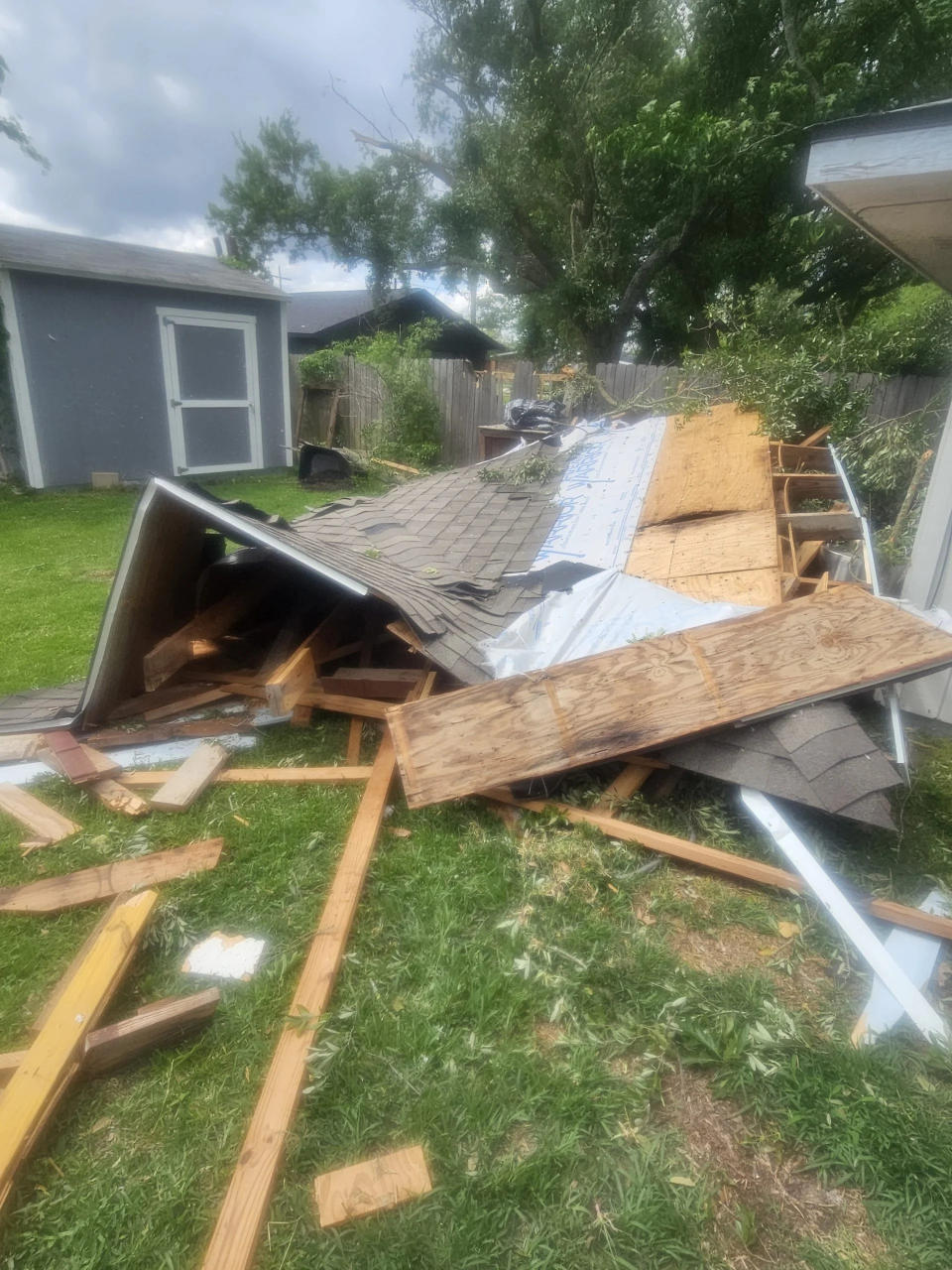 Damage to his home.