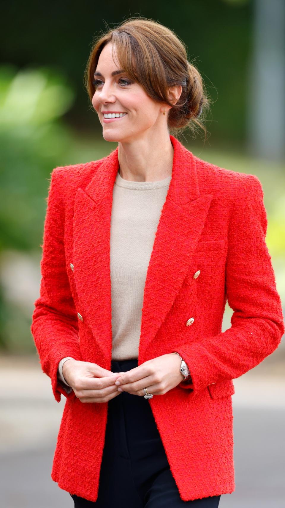 Kate Middleton's relaxed hairstyle