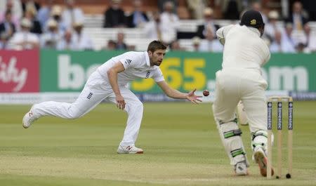 Cricket - England v New Zealand - Investec Test Series First Test - Lord's - 22/5/15 England's Mark Wood in action Action Images via Reuters / Philip Brown Livepic