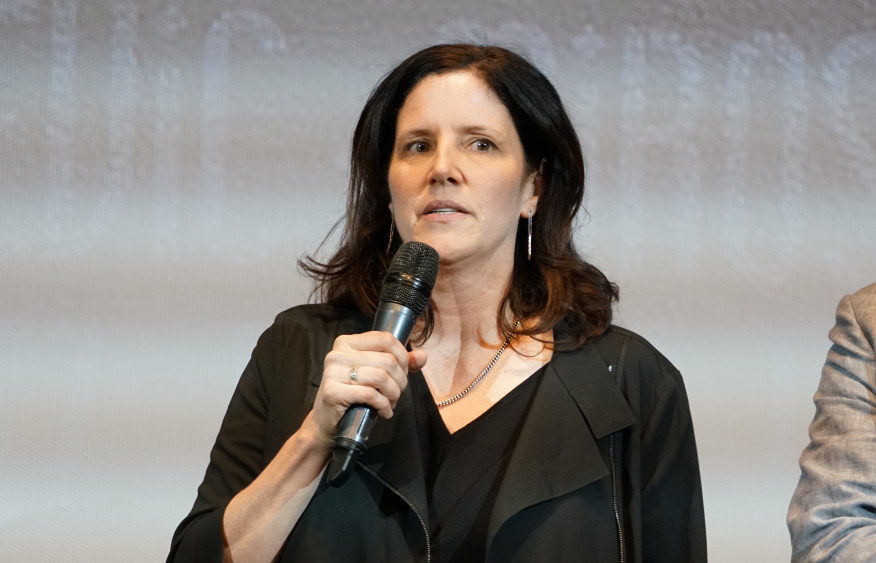 Laura Poitras speaks at the Directors’ Fortnight in Cannes, May 19, 2016 - Credit: Courtesy of Matthew Carey