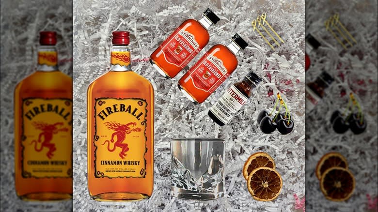 Fireball cocktail gift set