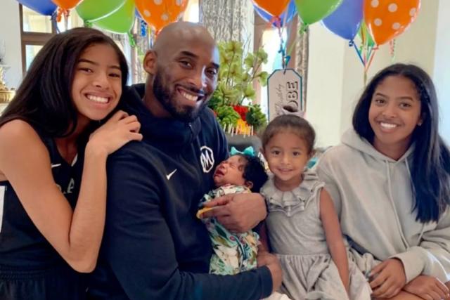 Kobe Bryant's Daughters Put Hands in Late Dad's Handprint: Photo