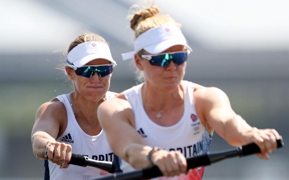 Helen Glover's bid for third Olympic gold suffers blow with below-par display in heat - GETTY IMAGES